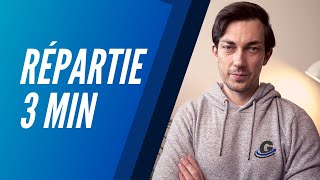 COMMENT AVOIR DE LA RÉPARTIE EN 3 MINUTES [upl. by Fania]