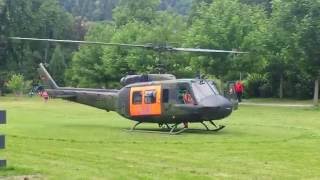 Bundeswehr  Start SAR 41 Bell UH1D 7073 [upl. by Alliw]