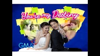 Youre My Destiny❤️ GMA7 OST quotBecause You Loved Mequot Daniel Briones MV with lyrics [upl. by Monia]