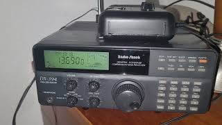 Radio Shack DX394 Shortwave Radio 072525 Radio New Zealand International on 21 Meter Band [upl. by Acquah245]