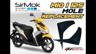 MIO i 125 FAIRINGS REPLACEMENT isang mabilisan lang mga boss [upl. by Nordin]