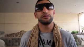 AMIR KHAN HITS BACK  ID EVEN PULL ALGIERI FIGHT TO FIGHT BRONER amp TALKS MAYWEATHER v PACQUIAO [upl. by Condon82]