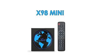 X98 mini pequeño Android TVBox con SoC S905W2 [upl. by Garlanda]