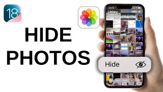 How to Hide Photos on iPhone  iOS 18 [upl. by Culbert]