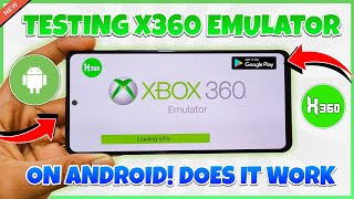 🔥 TESTING NEW XBOX 360 EMULATOR FOR ANDROID X360 EMULATOR  DOES IT WORK IS IT REAL [upl. by Carboni]