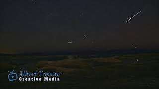 Time Lapse of Stars and Planes at Lake Mead [upl. by Enattirb186]