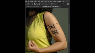 Easy way to remove tattoo from skin easily using Photoshop [upl. by Nalla]