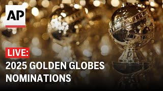 2025 Golden Globes Nominations LIVE Mindy Kaling and Morris Chestnut announce nominees [upl. by Ellennad]