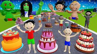 Pagal Bittu Sittu Aur Chirkut Ka Birthday Cartoon  Cake Wala Cartoon  Birthday Cake Cartoon [upl. by Irbua]