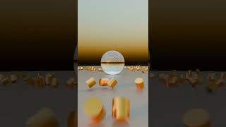 Marble smash blender art blender3d [upl. by Atiuqan]