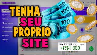 COMO CRIAR SEU PROPRIO SITE DE VENDER SEGUIDORES  PAINEL SMM [upl. by Sherilyn461]