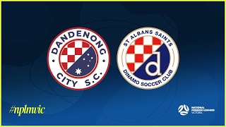 2024 NPLMVIC Round 16 Dandenong City SC V St Albans Saints SC [upl. by Nerag]