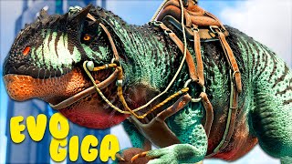 COMO TAMEAR EVO GIGANOTO Y TODAS SUS HABILIDADES  ARK PALEO MOD [upl. by Ahsotal]