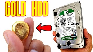 500000 hard disks drive scrap HDD gold recovery [upl. by Elianora]