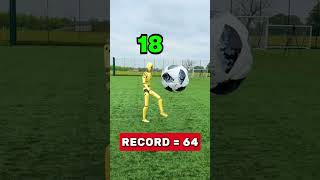 Can he beat the record vs World’s Biggest Football [upl. by Hebbe]