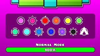 GEOMETRY DASH MANIA All Levels 18  All Coins [upl. by Yetsirhc533]