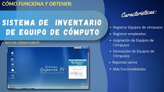 CÓMO FUNCIONA Y OBTENER EL SISTEMA DE INVENTARIOS DE EQUIPOS DE CÓMPUTO 2024 CLIENTE SERVIDOR [upl. by Buffum]