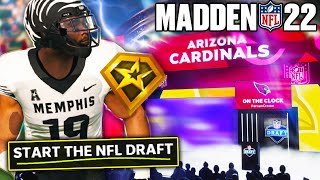 Madden 22 Career Mode Ep 1  Player Creation NFL Draft amp Debut [upl. by Enirtak]