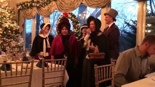 Dickensian Carolers ❄ Milleridge Inn ❄ Christmas Eve 2015 [upl. by Epoillac]