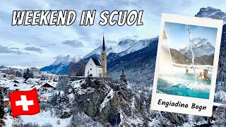 SCUOL SWITZERLAND What to do in Scuol in the Engadin Valley Thermal Hot Baths  Travel Tips [upl. by Klinges806]