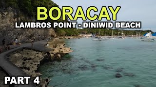 Trip to Boracay  Part 4  Lambros Point  Diniwid Beach [upl. by Ilojne576]