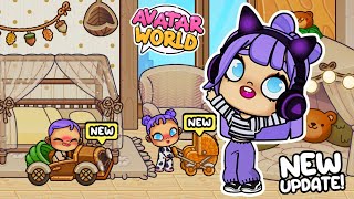 WOW NEW BABY PACK IN AVATAR WORLD🏠✨ UNLOCK SECRET DECOR ITEMS FOR YOUR DREAM HOME  BELLA POPPY [upl. by Nagiam]