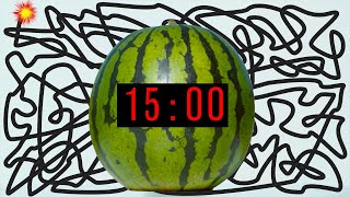 15 Minute Timer Bomb WATERMELON 🍉 [upl. by Rolandson]