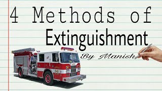 Method of Extinguishment  methods of fire fighting in hindi  safety MGMT study [upl. by Noman]