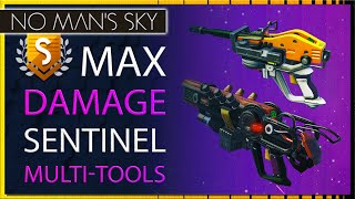 2 Max Damage SClass Sentinel Multitools  No Mans Sky Interceptor Update 42  Where To Find [upl. by Ecinue563]