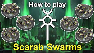 How to play Necrons Scarab swarm [upl. by Tamqrah]