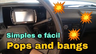 Como configurar o Pops and bangs Simples e fácil direto na tela da fueltech FT 450 550 e 600 [upl. by Keyes312]