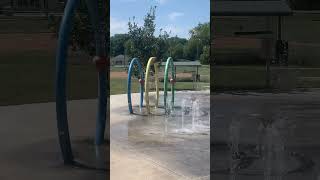 Splash pad part 3 in Cambridge Rv Park in Nebraska [upl. by Ayomat]