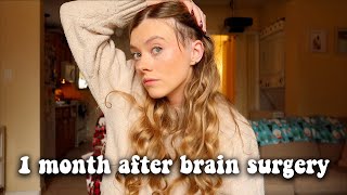 1 month after brain surgery  recovery and tumour diagnosis update [upl. by Annahgiel]