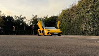 Carsspoting Biarritz 2024 Aventador S revs 😱🤯 [upl. by Koralie]