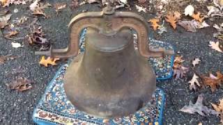 C S Bell Co No 22 Large Cast Iron Church School BELL [upl. by Aneehsal]