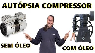 COMPRESSOR COM ÓLEO E SEM ÓLEO  DIFERENÇAS TÉCNICAS [upl. by Heyman901]