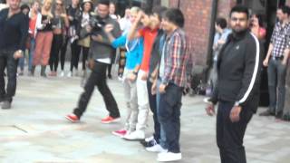 One Direction arriving at Key 103 radio station [upl. by Fulks]