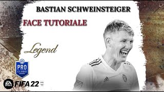 🧑 TUTO FIFA 22  Création de Bastian Schweinsteiger  Mode Club Pro Légende [upl. by Kinemod]