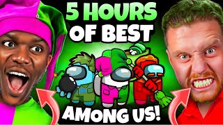 5 HOURS OF SIDEMEN AMONG US BEST VIDEOS [upl. by Licastro965]