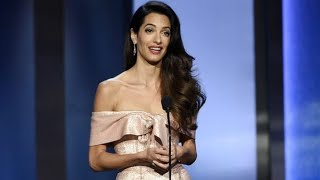 Amal Clooney Marvelous Speech on her husband George Clooney 👏 Confidence and body language speaks❤️ [upl. by Dierdre638]