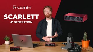 FOCUSRITE Scarlett 4th Gen  Présentation de la nouvelle gamme dinterfaces audio La Boite Noire [upl. by Diver]