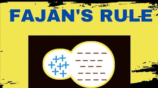 Fajans rule  ionic bond  chemical bonding  Inorganic chemistry  polarization  NEET PYQ [upl. by Adelpho]