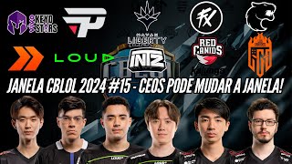 JANELA DE TRANSFERÊNCIAS CBLOL 2024 15  CEOS PODE MUDAR TODA A LOUD POR QUE A INTZ ESTÁ INCERTA [upl. by Colner]