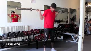 All musculation exercice Squat Jump [upl. by Eimoan91]