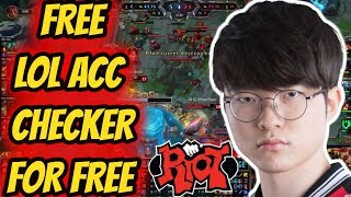 LEAUGE OF LEGENDS ACC CHECKER FOR FREE  COMBOS ACC [upl. by Nahamas]