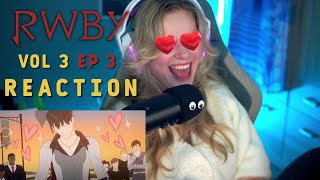 Crushing On QROW  REACTING TO RWBY VOLUME 3 CHAPTER 3 [upl. by Yrrehc]