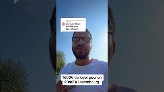 FAUTIL HABITER EN FRANCE OU AU LUXEMBOURG  🇱🇺🇫🇷 luxembourg france économies frontalier [upl. by Rapp324]