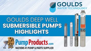 Goulds Deep Well Submersible Pumps Product Highlight [upl. by Eidok]