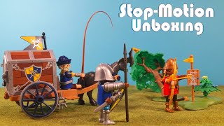 Playmobil Novelmore 71484 Transport Robbery StopMotion Unboxing [upl. by Seibold]