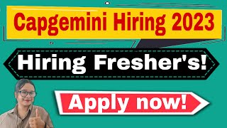 Capgemini Off Campus Drive for 2024 Batch – Hiring Process Eligibility Criteria and Test Pattern [upl. by Athalla]